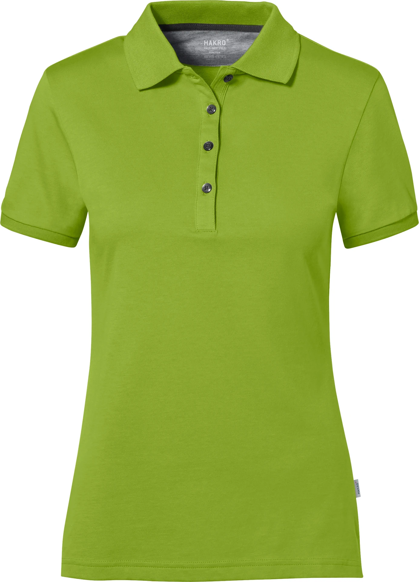 hakro-214-cotton-tec-damen-poloshirt-kiwi-front-1 HAKRO Women-Poloshirt 214 Cotton-Tec