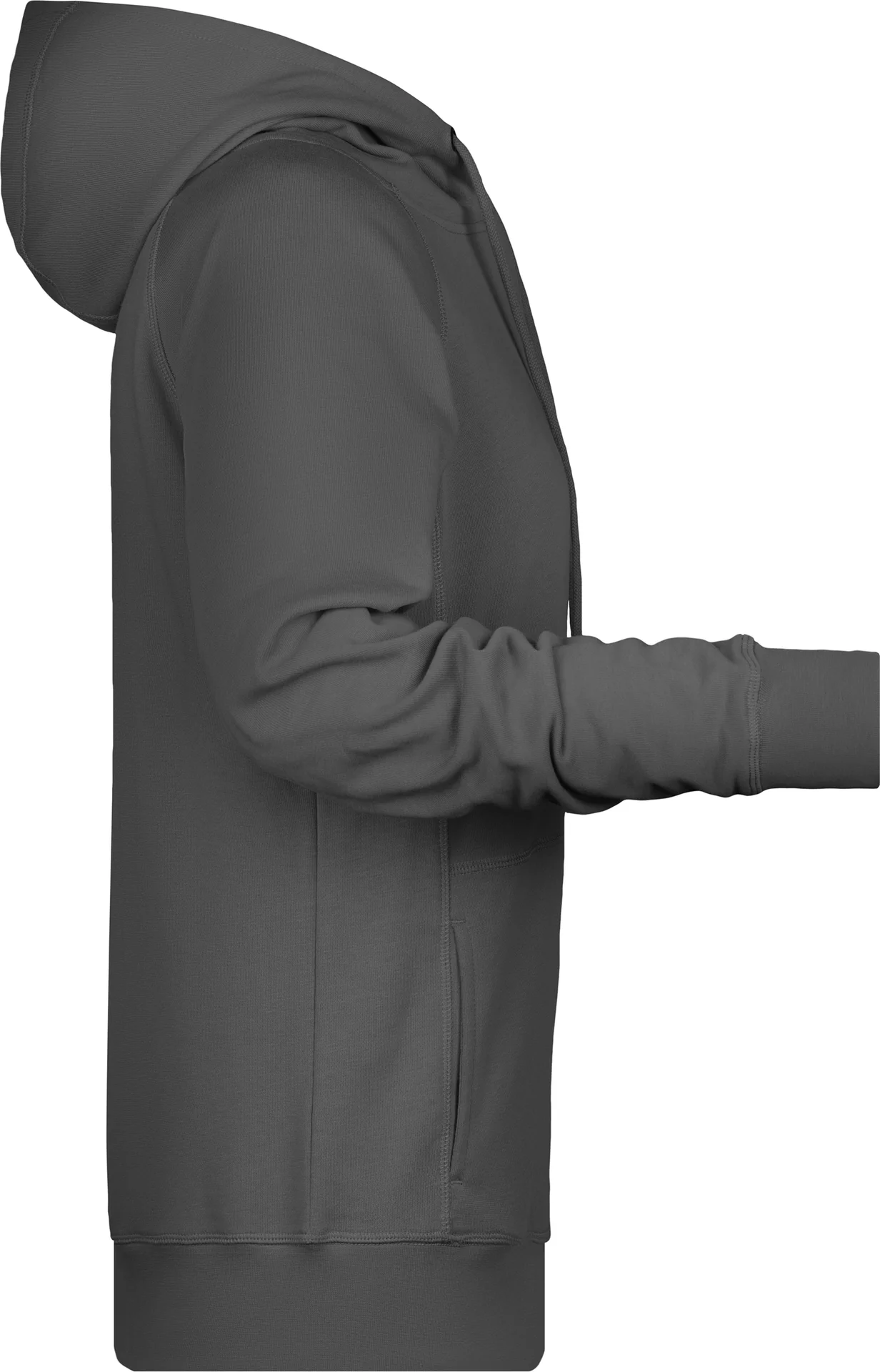 JN8023-ladies-hoody-graphite-right-6 James & Nicholson Ladies Hoody 8023