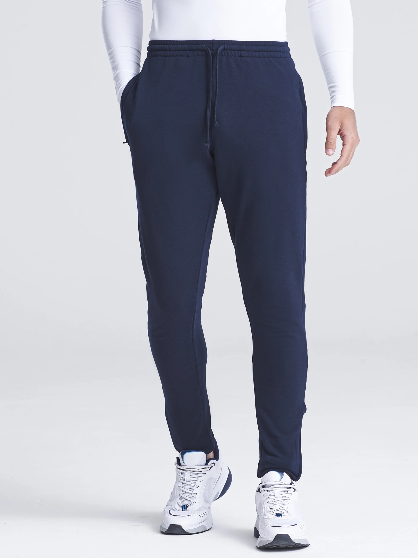 justcool-jc082-mens-cool-tapered-jogpant-model-0 Just Cool Men's Cool Tapered Jogpant