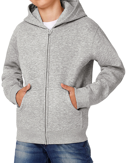 B&C Hooded Full Zip Kids