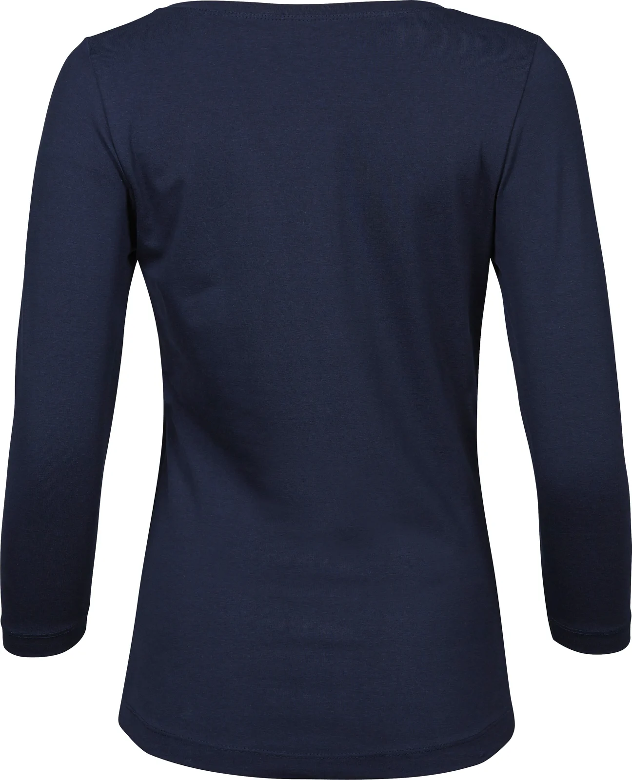 tee-jays-460-womens-stretch-3-4-sleeve-t-shirt-navy-back-3 Tee Jays Women's Stretch 3/4 Sleeve Tee