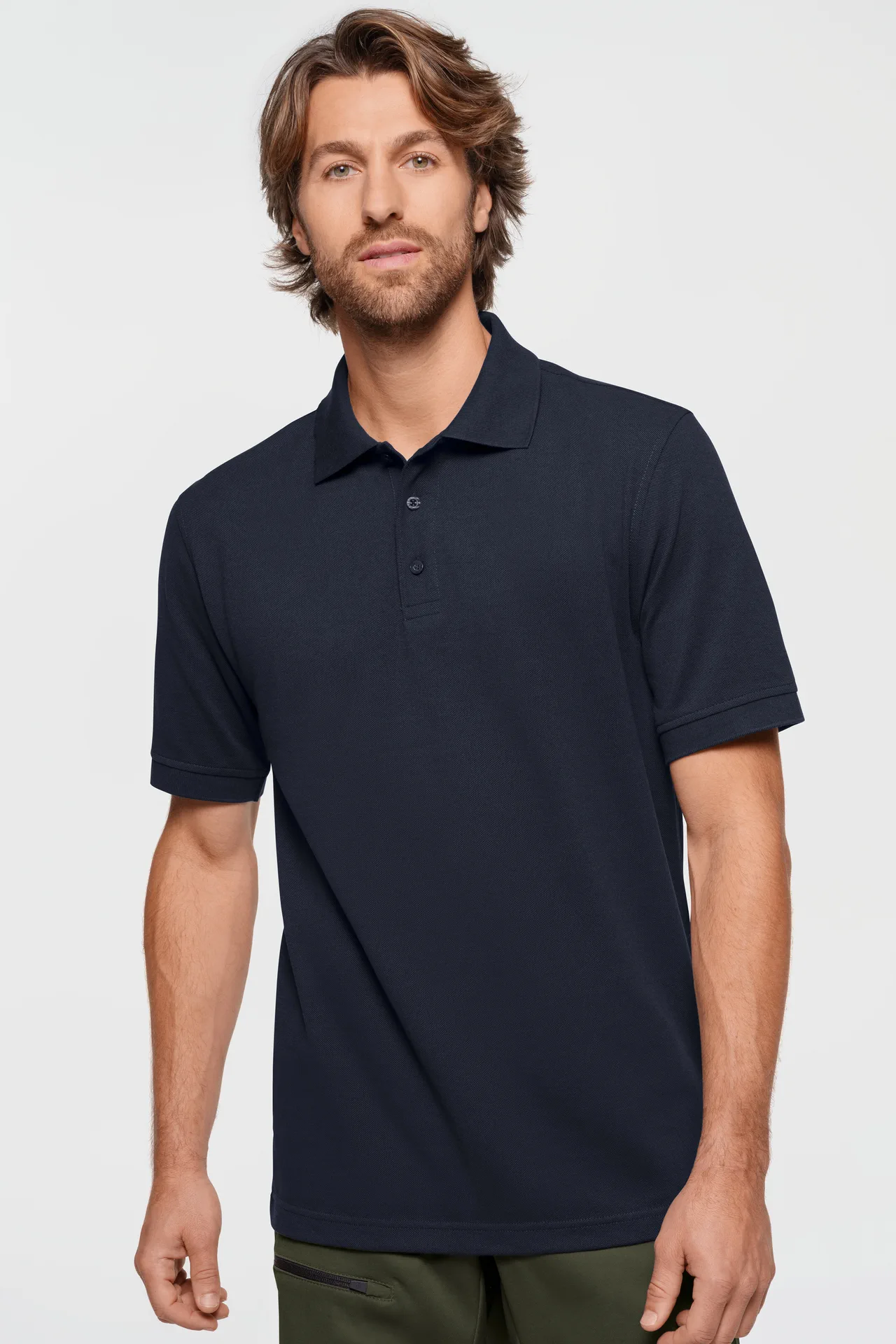 hakro-503-label-free-poloshirt-heavy-mikralinar-eco-tinte-model-0 HAKRO Label-Free Poloshirt 503 Heavy MIKRALINAR® ECO