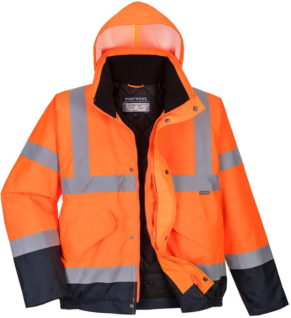PORTWEST S266 Warnschutz Kontrast Winter Pilotjacke