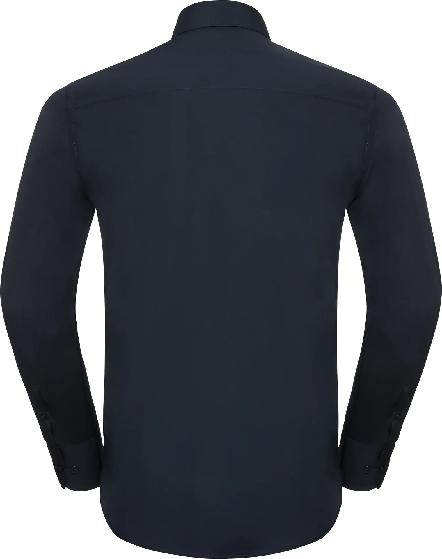 Russell Men's Long Sleeve Polycotton Easy Care Tailored Poplin Shirt