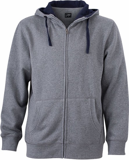 James & Nicholson Men's Lifestyle Zip-Hoody Sweat James & Nicholson Men's Lifestyle Zip-Hoody Sweat