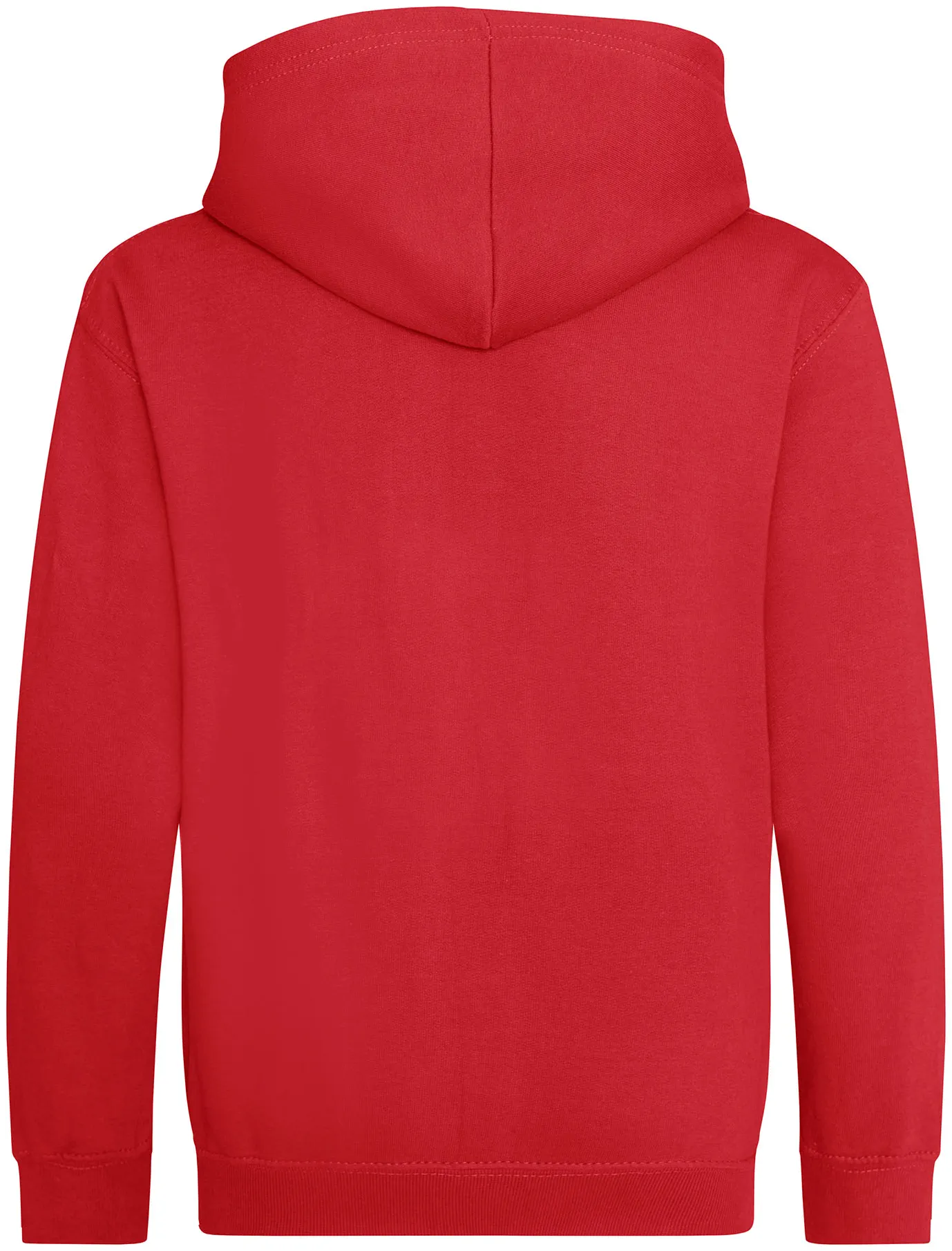 justhoods-jh050j-kids-zoodie-firered-back-3 Just Hoods Kids Zoodie