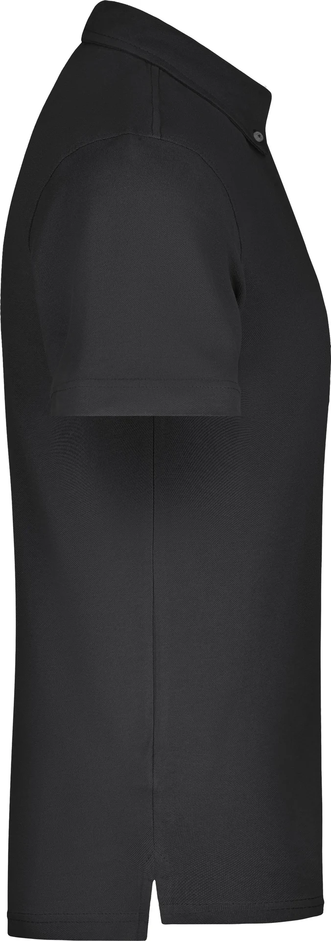 jn964-mens-plain-poloshirt-black-black-white-right-6 James & Nicholson Men`s Plain Polo
