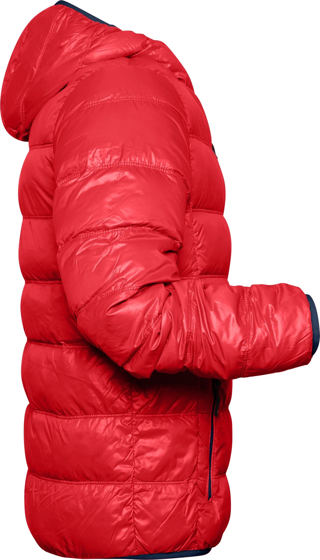 jn1060-mens-down-jacket-red-navy-right-6 James & Nicholson Men's Down Jacket