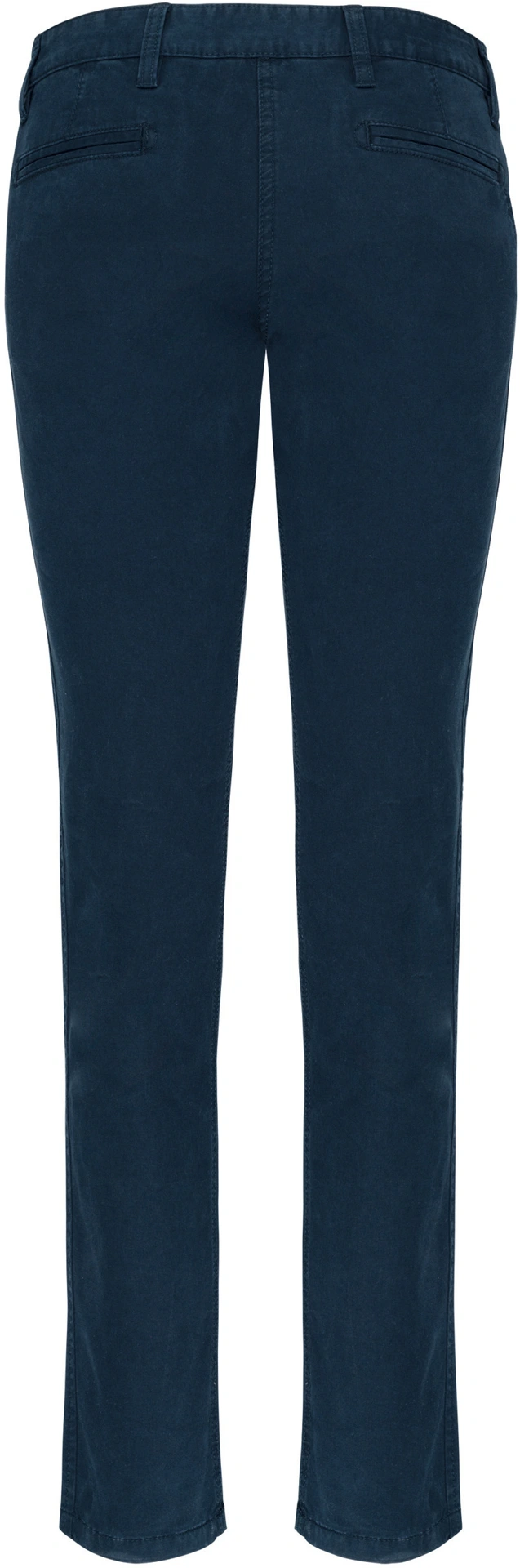 kariban-K741-damen-chino-hose-darknavy-back-6 Kariban Damen Chino Hose