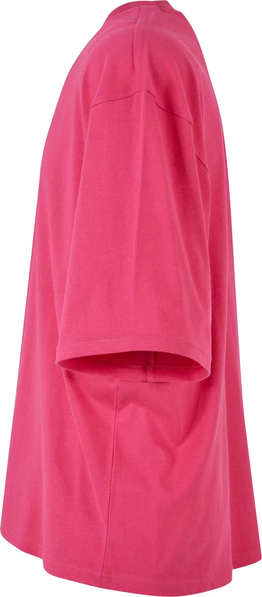 BYB-BY256-oversized-sleeve-t-shirt-hibiskuspink-left-6 Build Your Brand Oversized Sleeve Tee
