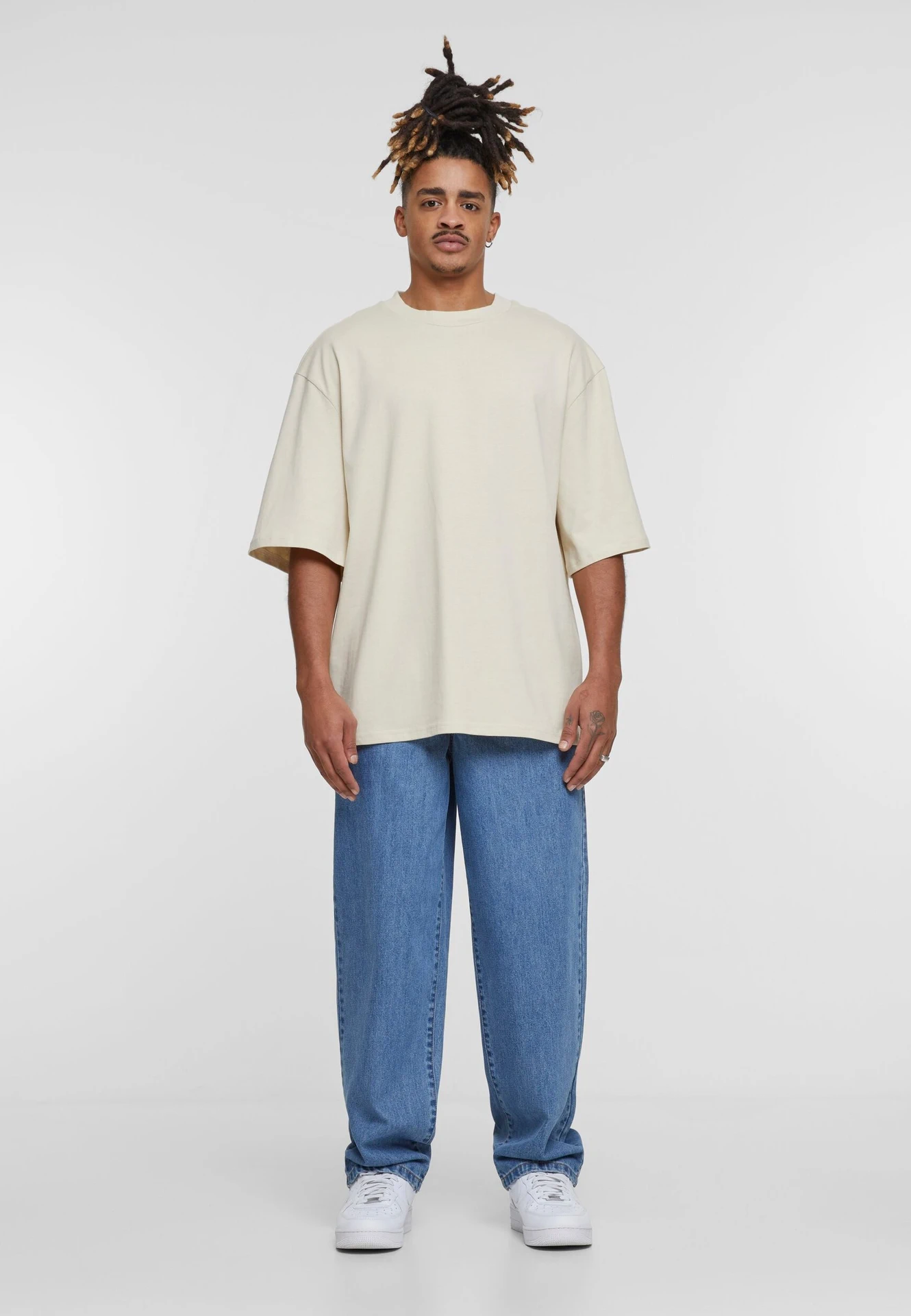 Build Your Brand Oversized Sleeve Tee