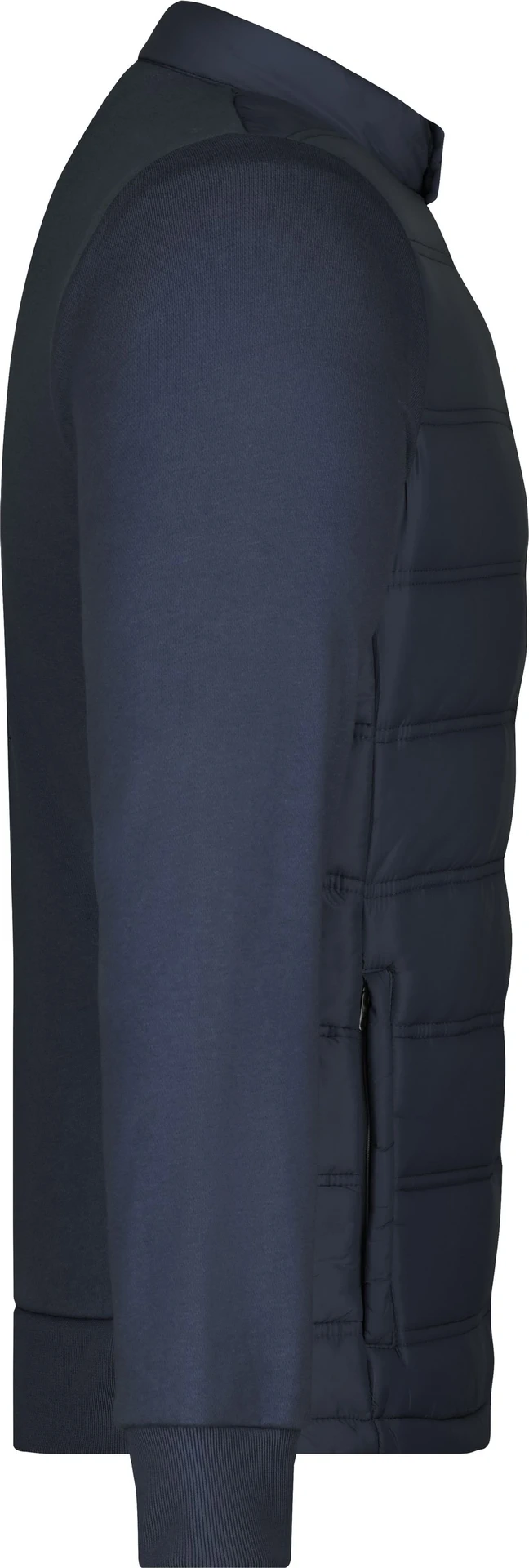 James & Nicholson Men's Hybrid Sweat Jacket