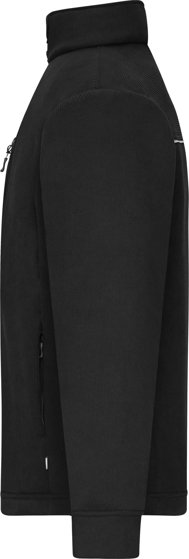 James & Nicholson Fleece Jacket - Corduroy Look