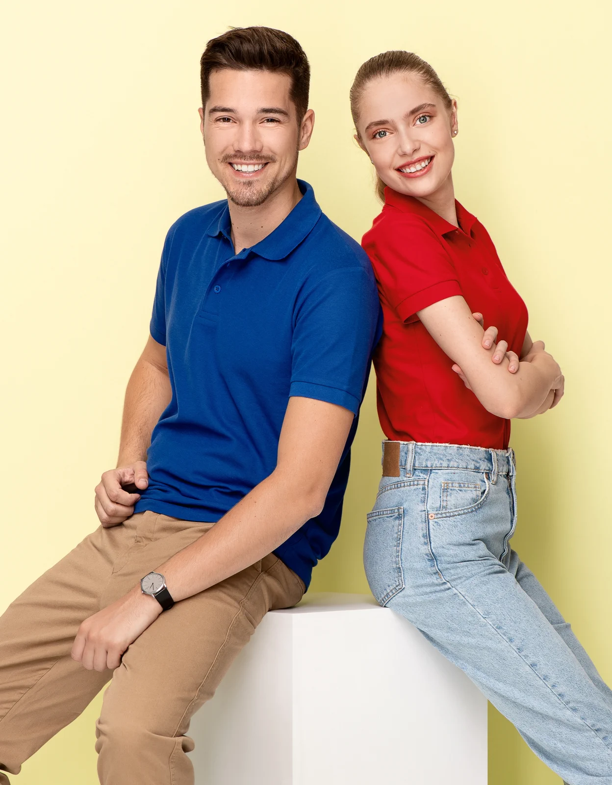 piccolio-p22-polohemd-damen-joy-rot-model-0 Piccolio Damen Poloshirt Joy P22