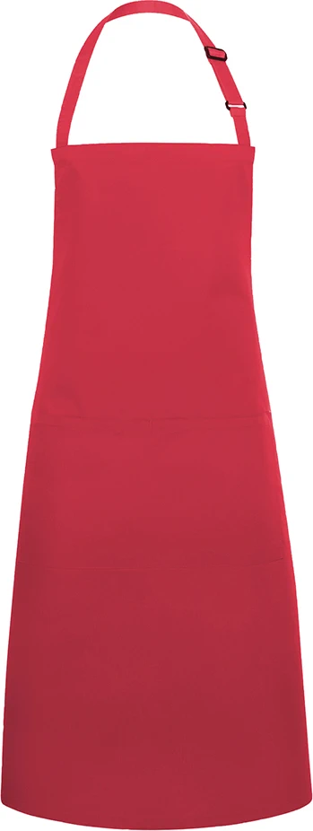 karlowsky-bls5-latzschuerze-basic-mit-tasche-und-schnalle-raspberry-front-3 KARLOWSKY Latzschürze Basic mit Tasche und Schnalle