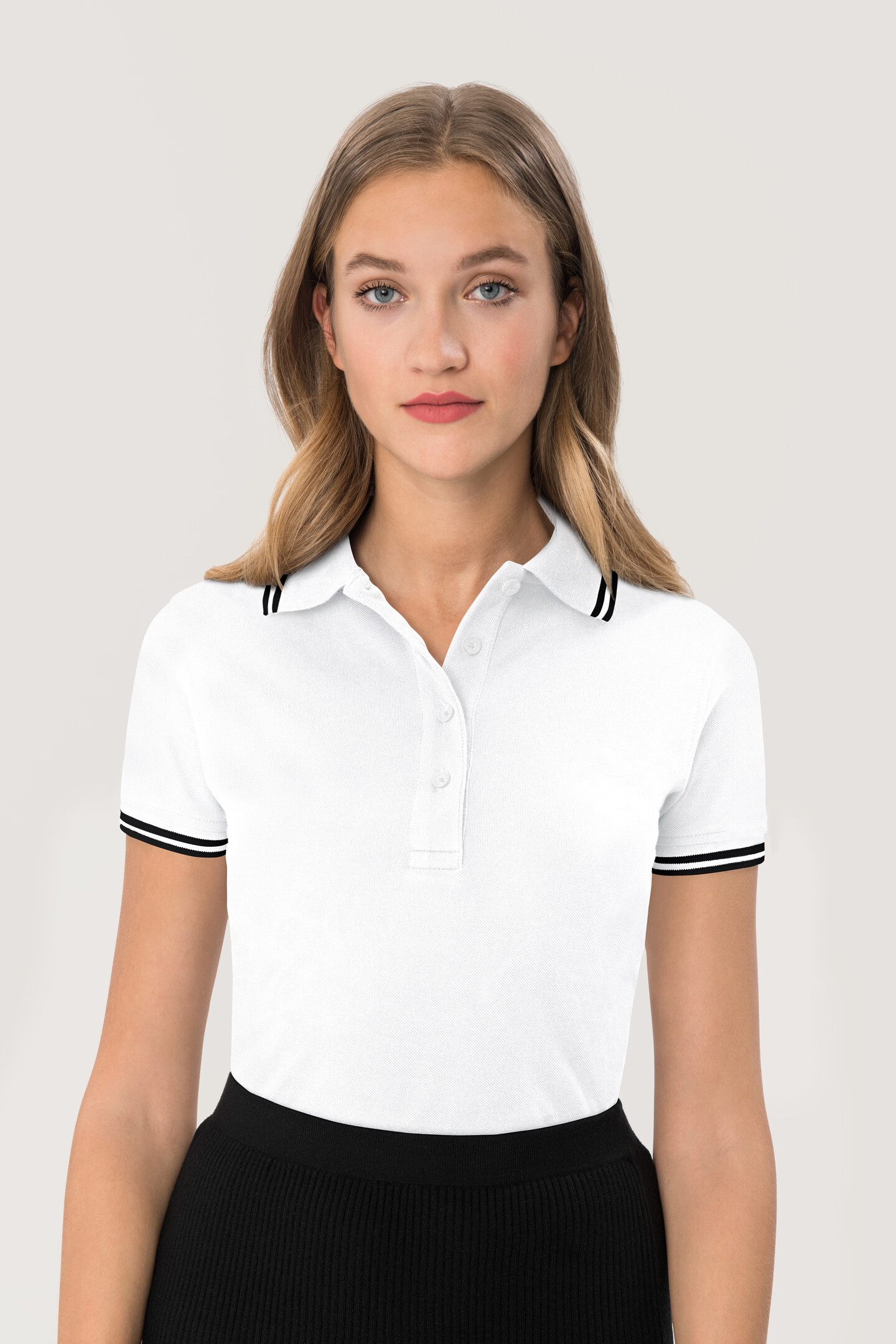 HAKRO Women-Poloshirt 205 Twin-Stripe
