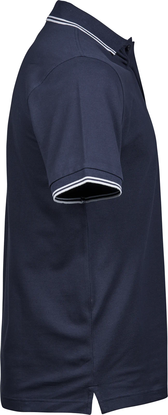 tee-jays-1407-mens-luxury-stripe-stretch-poloshirt-navy-white-right-4 Tee Jays Men's Luxury Stripe Stretch Polo