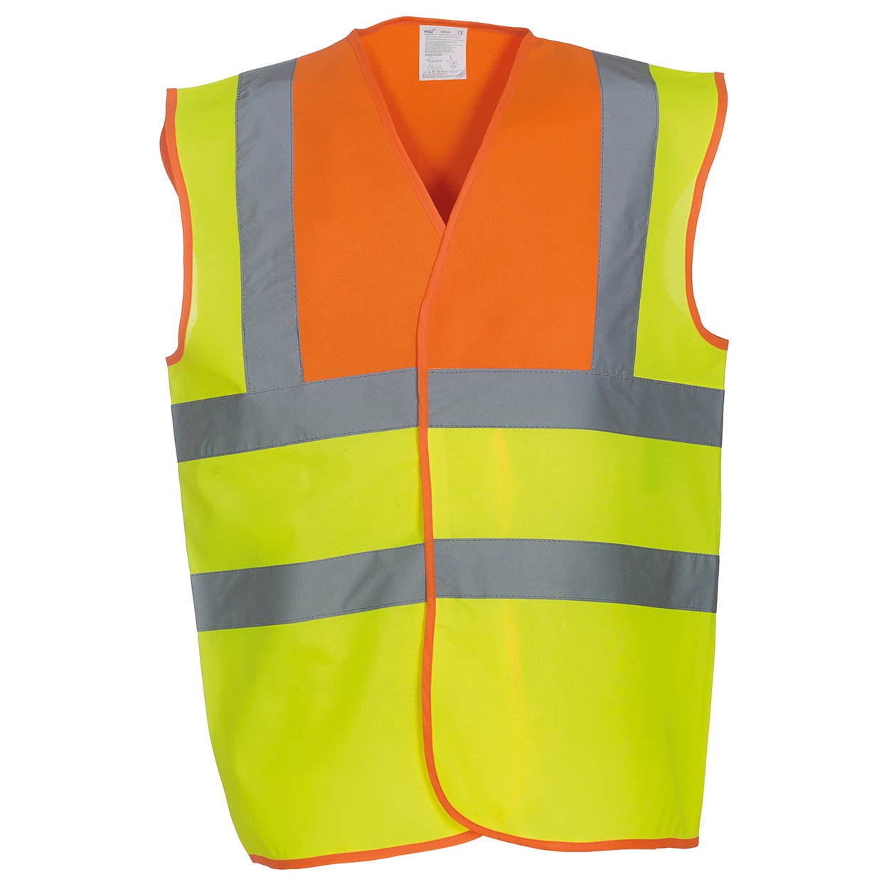 orange yoke/hi-vis yellow