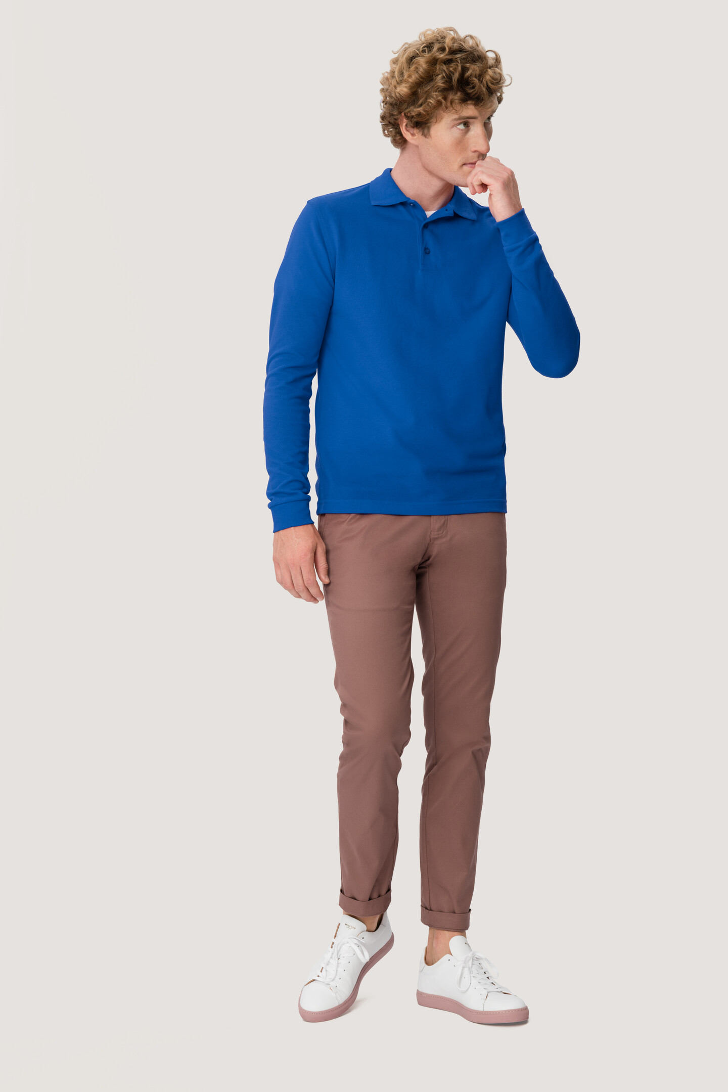 HAKRO Longsleeve-Poloshirt 815 Mikralinar®