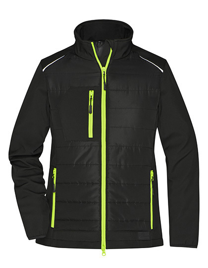 James & Nicholson Ladies Hybrid Jacket 1819 James & Nicholson Ladies Hybrid Jacket 1819