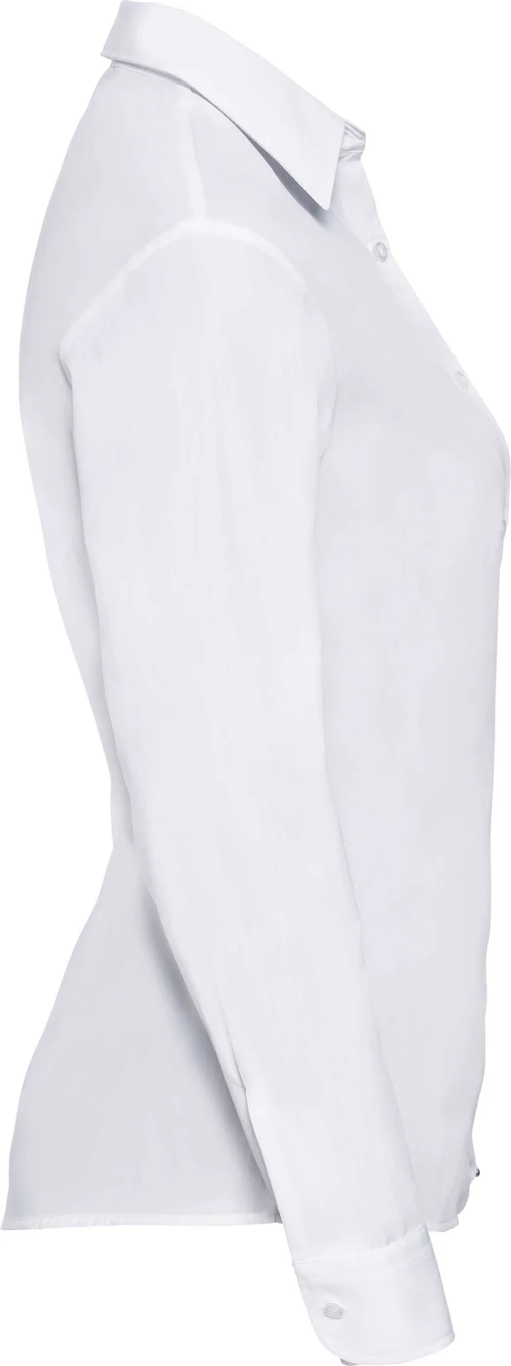 Russell Ladies Long Sleeve Polycotton Easy Care Poplin Shirt