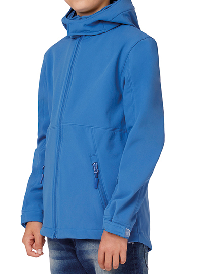 B&C Hooded Softshelljacke Kids B&C Hooded Softshelljacke Kids