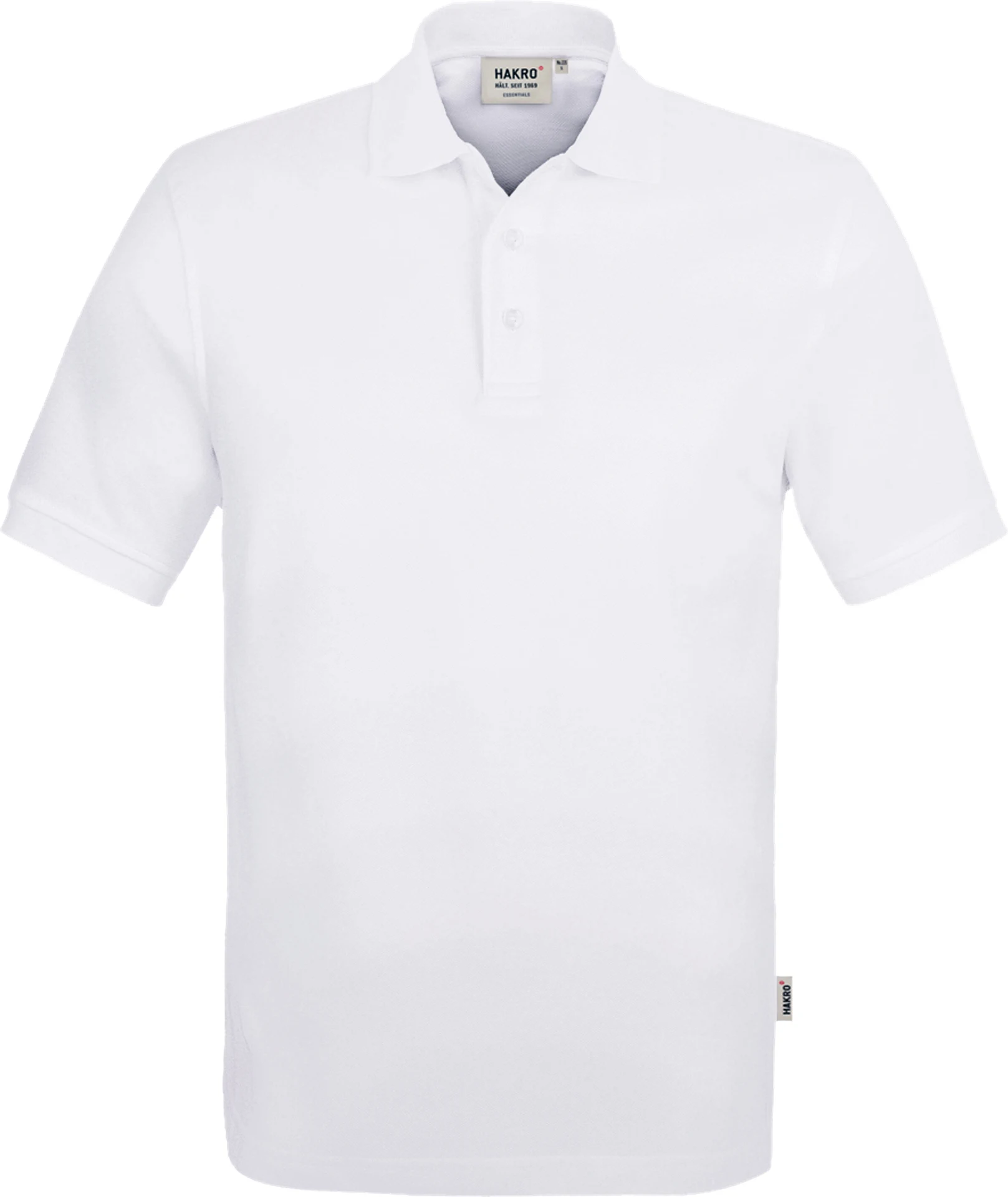 hakro-810-poloshirt-classic-weiss-front-1 HAKRO Poloshirt 810 Classic