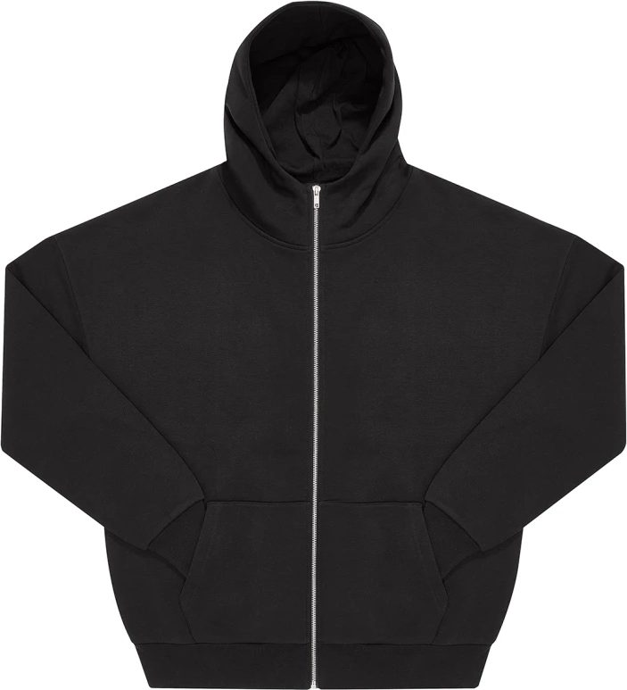 bc-wg003-influence-zip-hoodie-black-front-2 B&C Influence Zip Hood