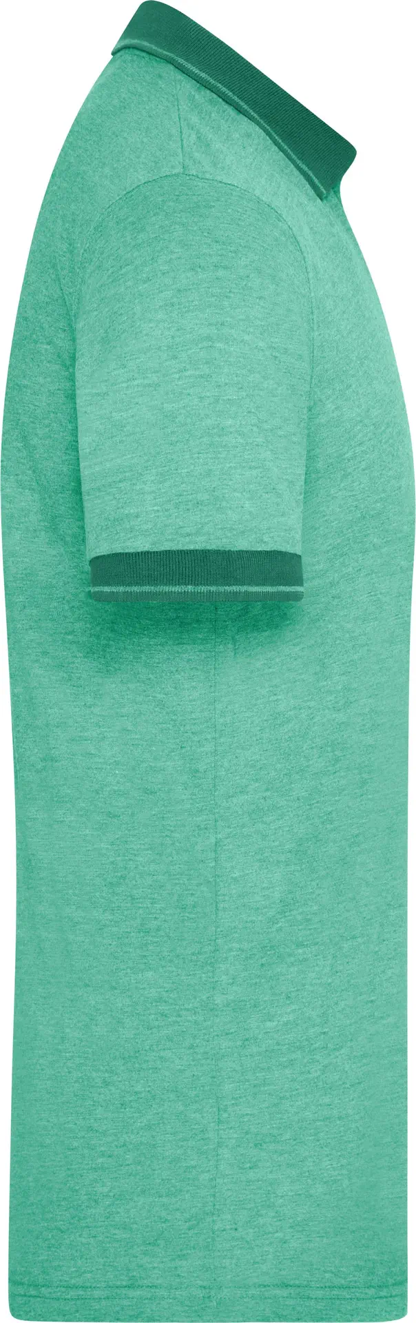 James & Nicholson Mens Jersey Heather Polo