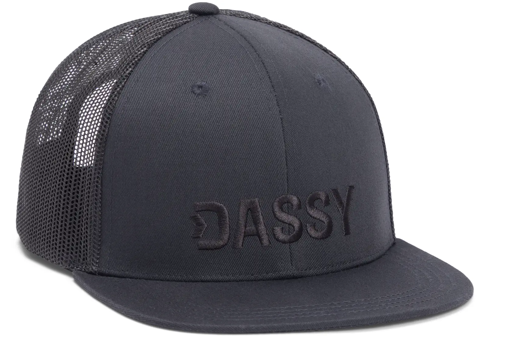 dassy-hebe-flat-peak-cap-anthracite-grey-front-1 DASSY Flat brim Kappe HEBE