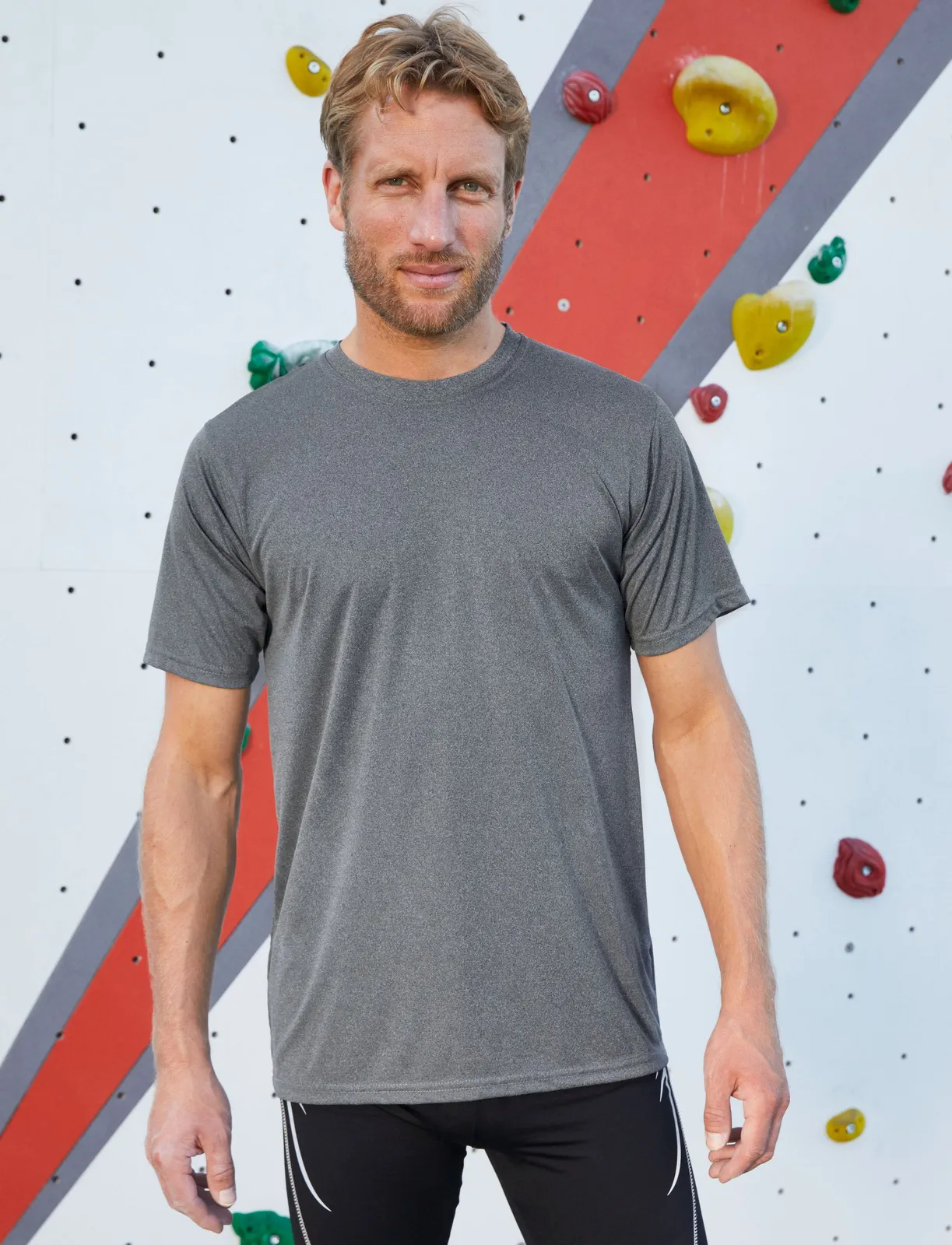 jn358-mens-active-t-shirt-model-0 James & Nicholson Men`s Active-T