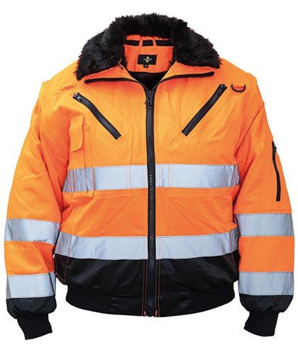 Korntex Robust 4-in-1 Hi-Vis Pilot Jacket Oslo 