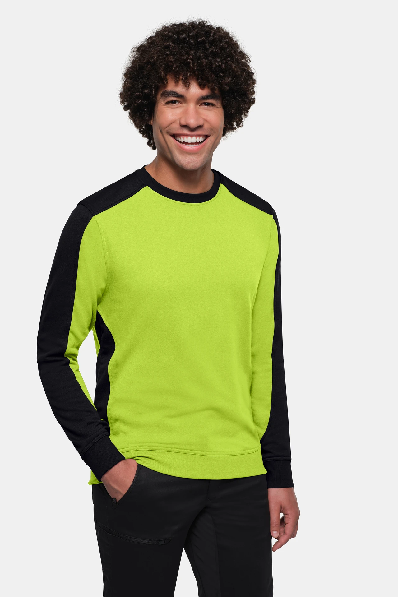 HAKRO Sweatshirt 549 Contrast MIKRALINAR® ECO