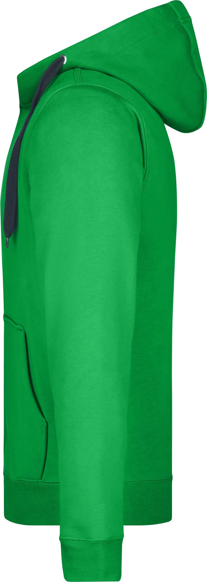 jn355-mens-doubleface-jacket-ferngreen-graphite-left-4 James & Nicholson Men´s Doubleface Jacket