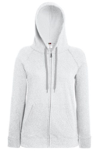 F.O.L. Ladies Lightweight Hooded Sweat Jacket