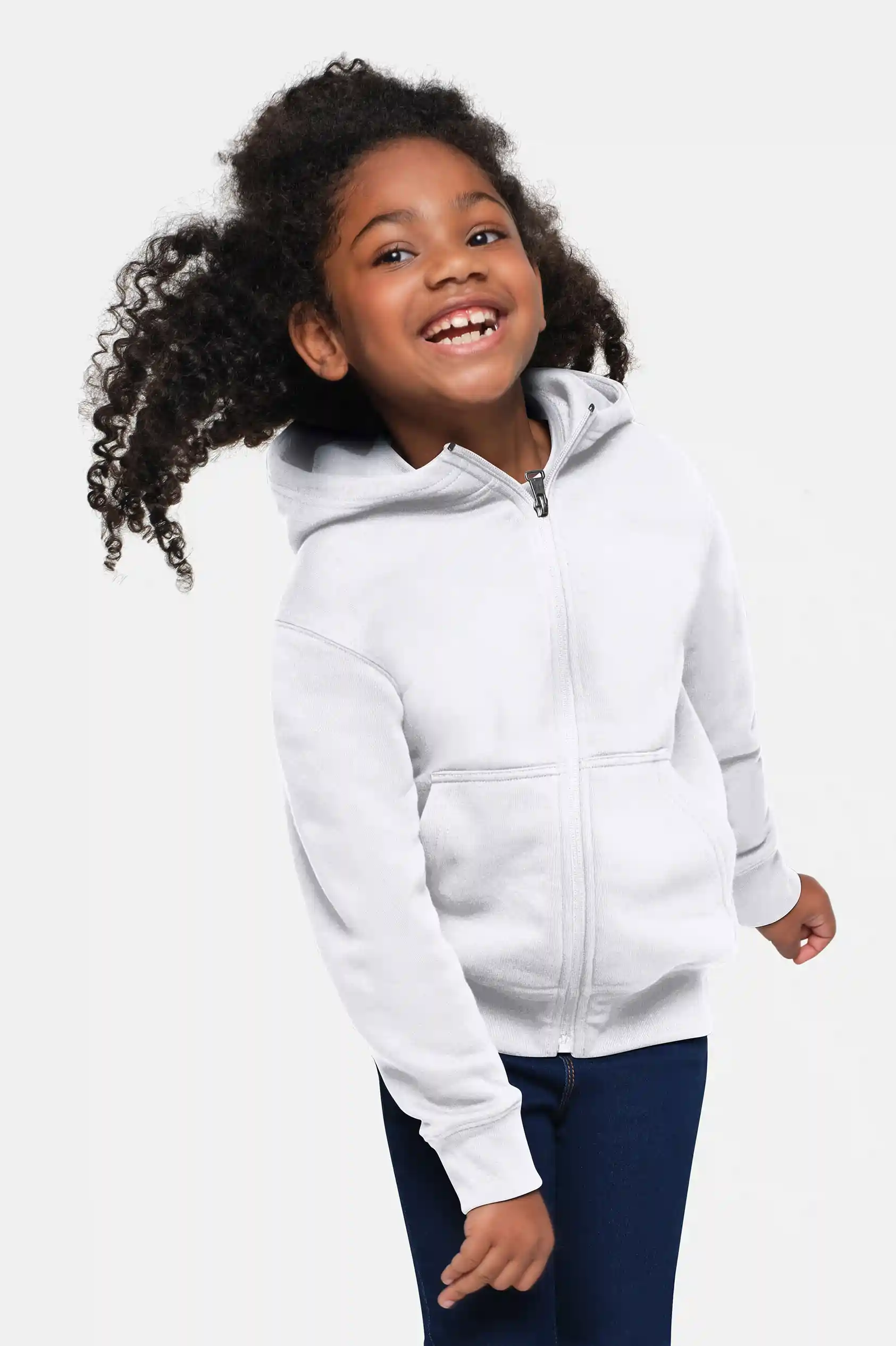 HAKRO Kinder Kapuzen-Sweatjacke 565 Bio-Baumwolle