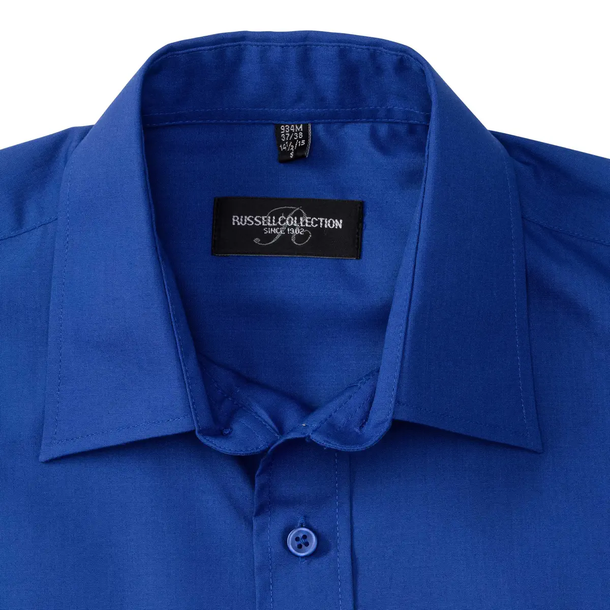 Russell Men's Long Sleeve Polycotton Easy Care Poplin Shirt