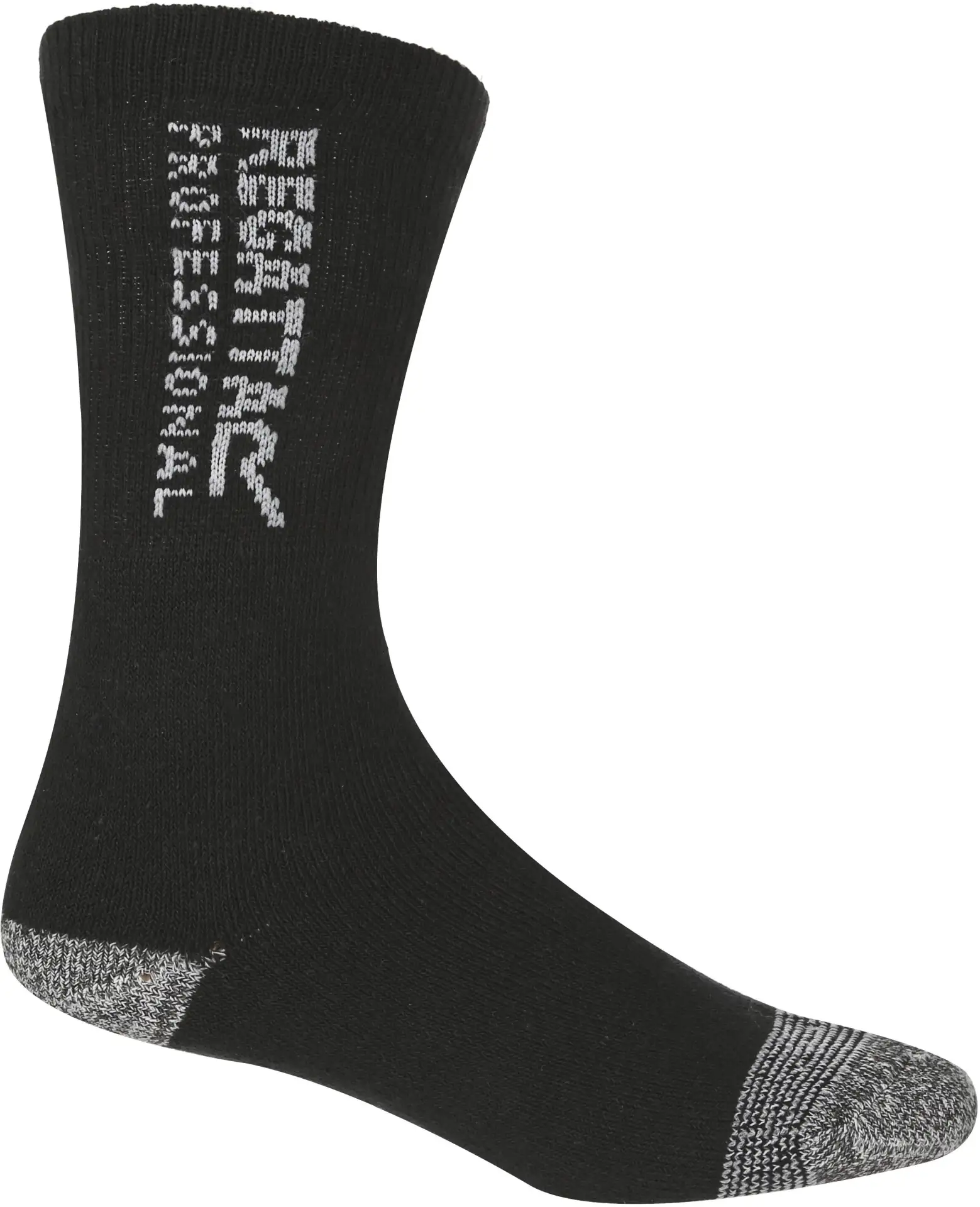 regatta-rmh003-workwear-socks-black-front-1 Regatta Workwear Socks (3 Pair Pack)