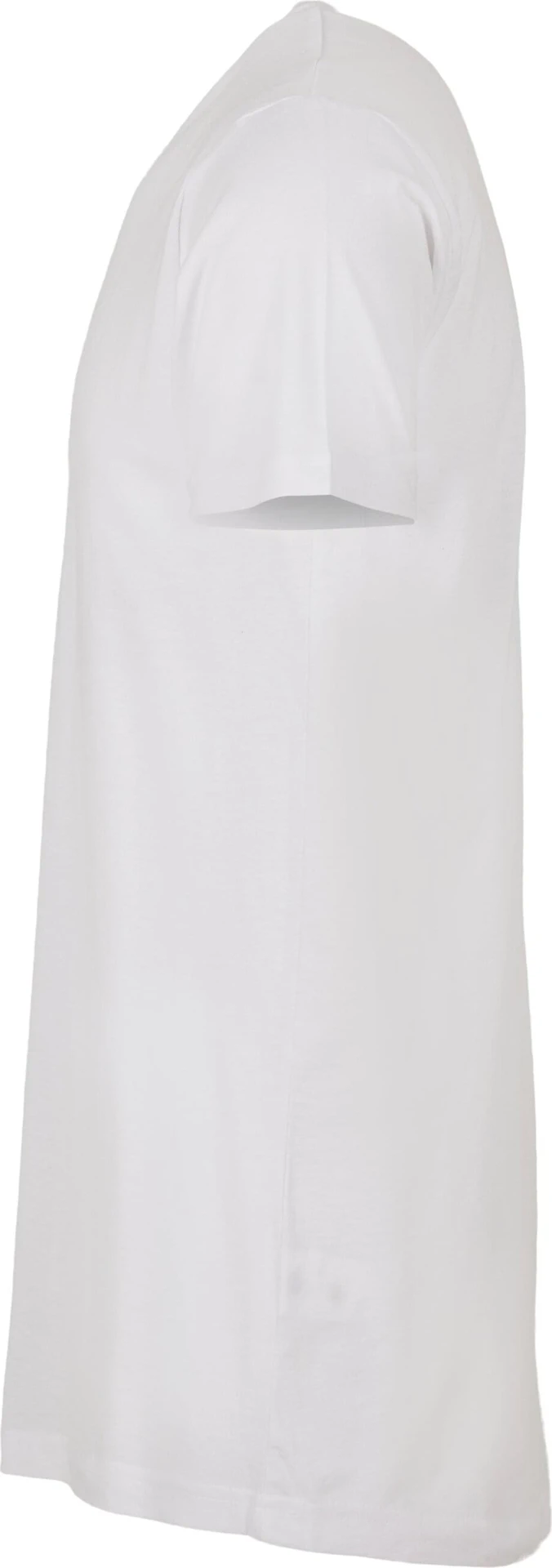 BYB-BY028-shaped-long-t-shirt-white-left-6 Build Your Brand Shaped Long Tee