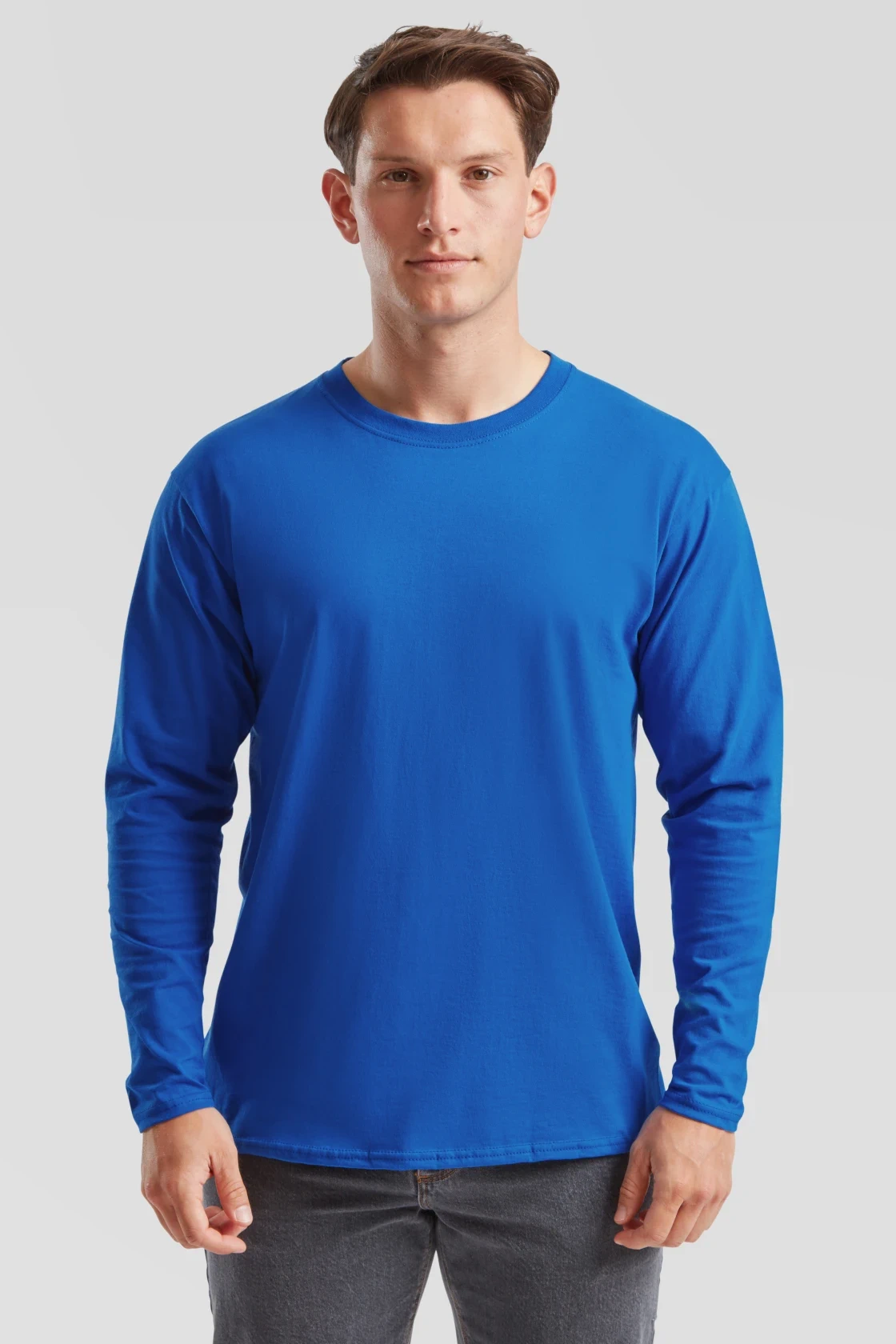 fruit-of-the-loom-61-038-0-valueweight-long-sleeve-t-shirt-royalblue-model-0 F.O.L. Valueweight T LSL