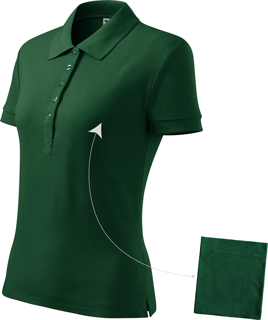 MALFINI Damen Polo Cotton 213