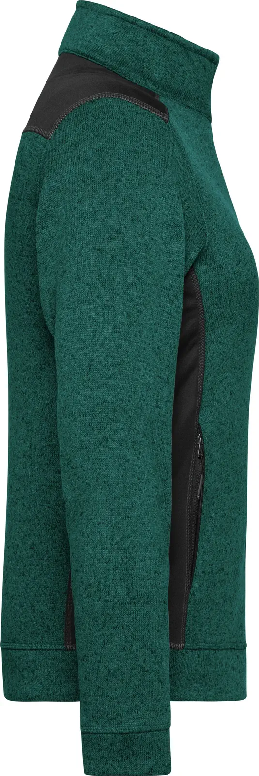 James & Nicholson Ladies Knitted Workwear Fleece Jacket -STRONG-