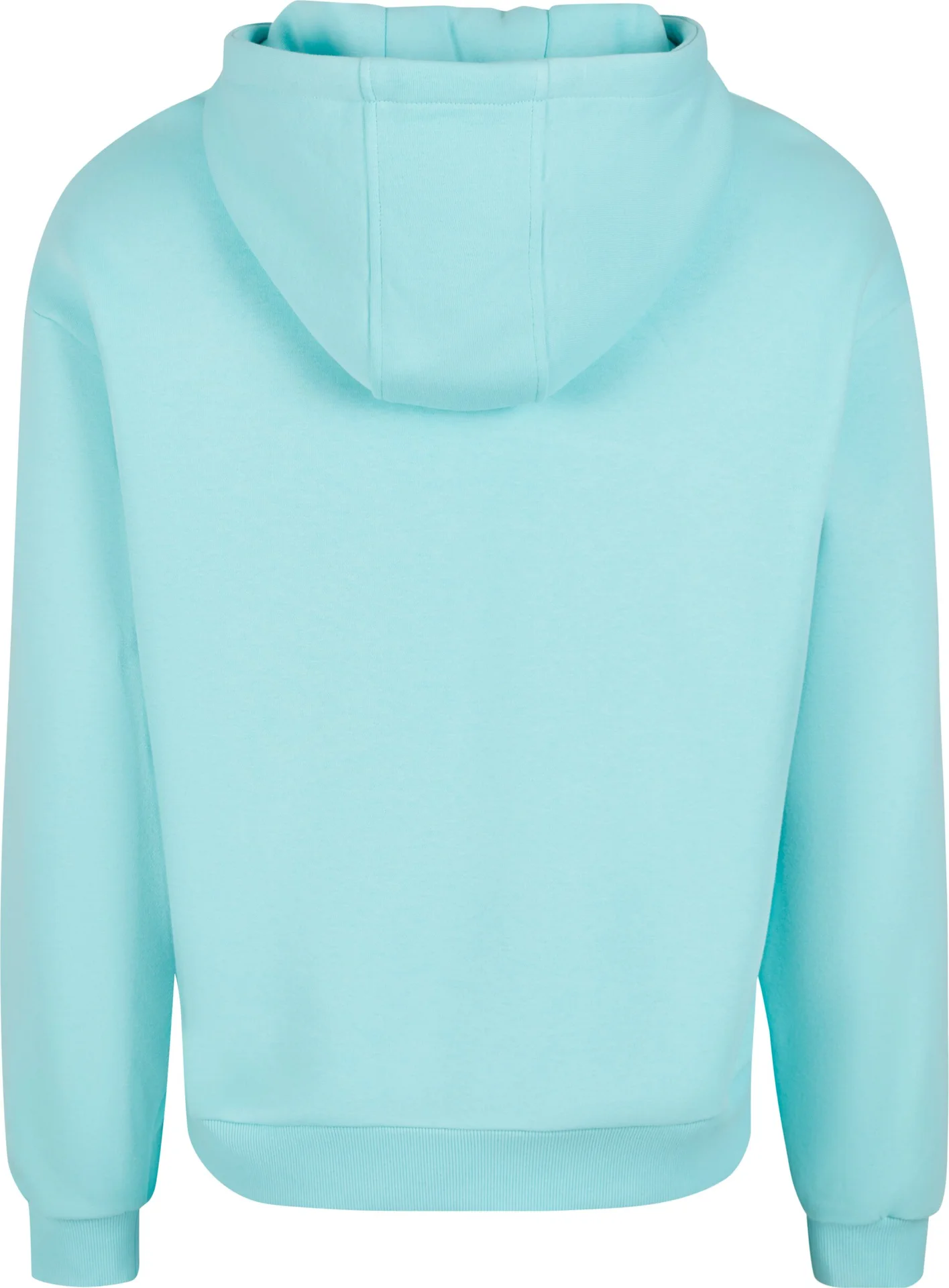 BYB-BY284-fluffy-hoody-berylblue-back-7 Build Your Brand Fluffy Hoody