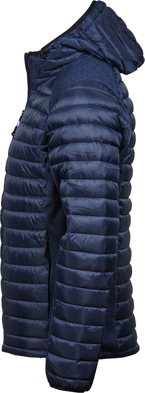 tee-jays-9610-mens-hooded-outdoor-crossover-jacket-navy-navymelange-left-2 Tee Jays Men's Hooded Outdoor Crossover Jacket