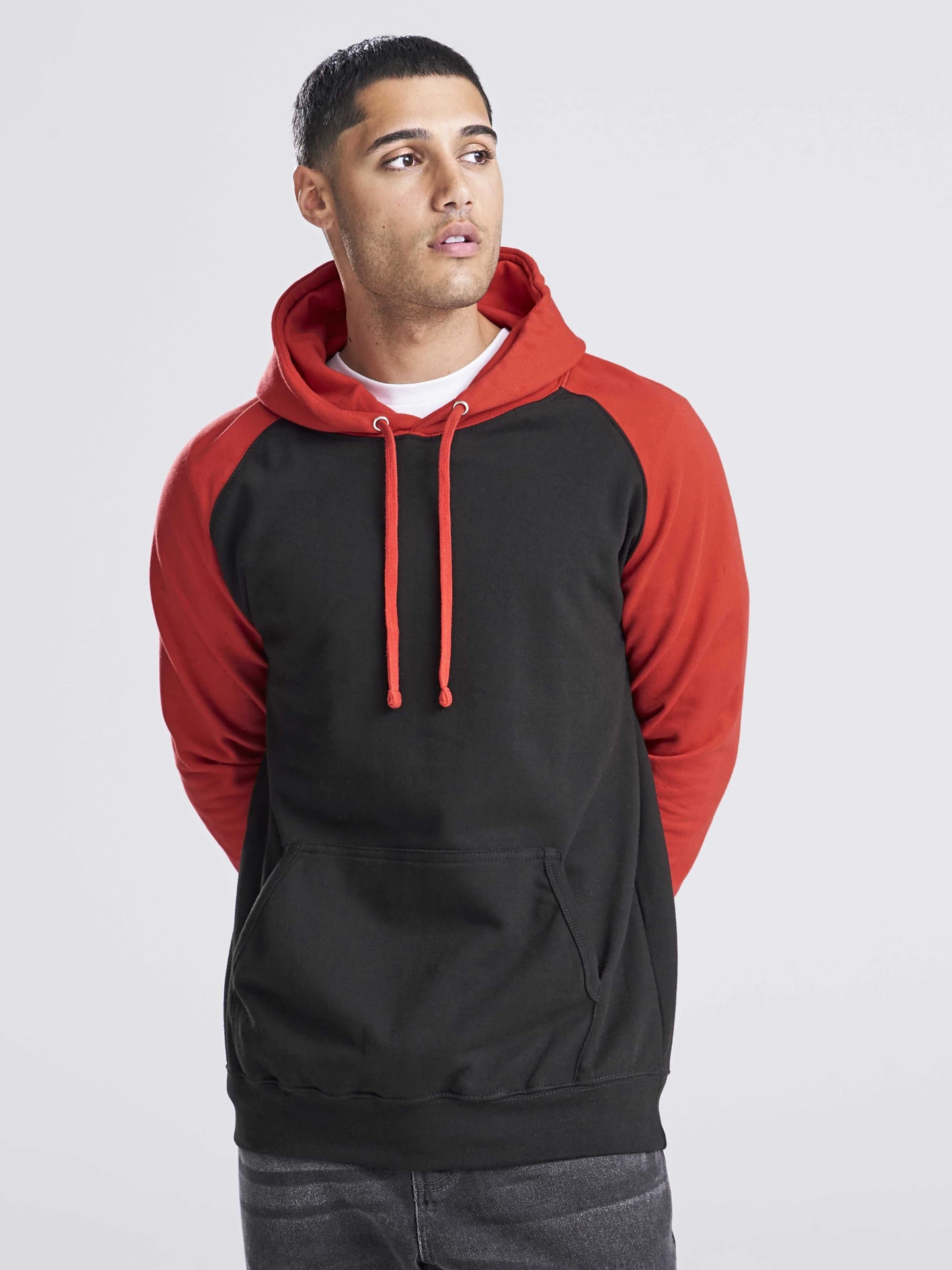 justhoods-jh009-baseball-hoodie-model-0 Just Hoods Baseball Hoodie
