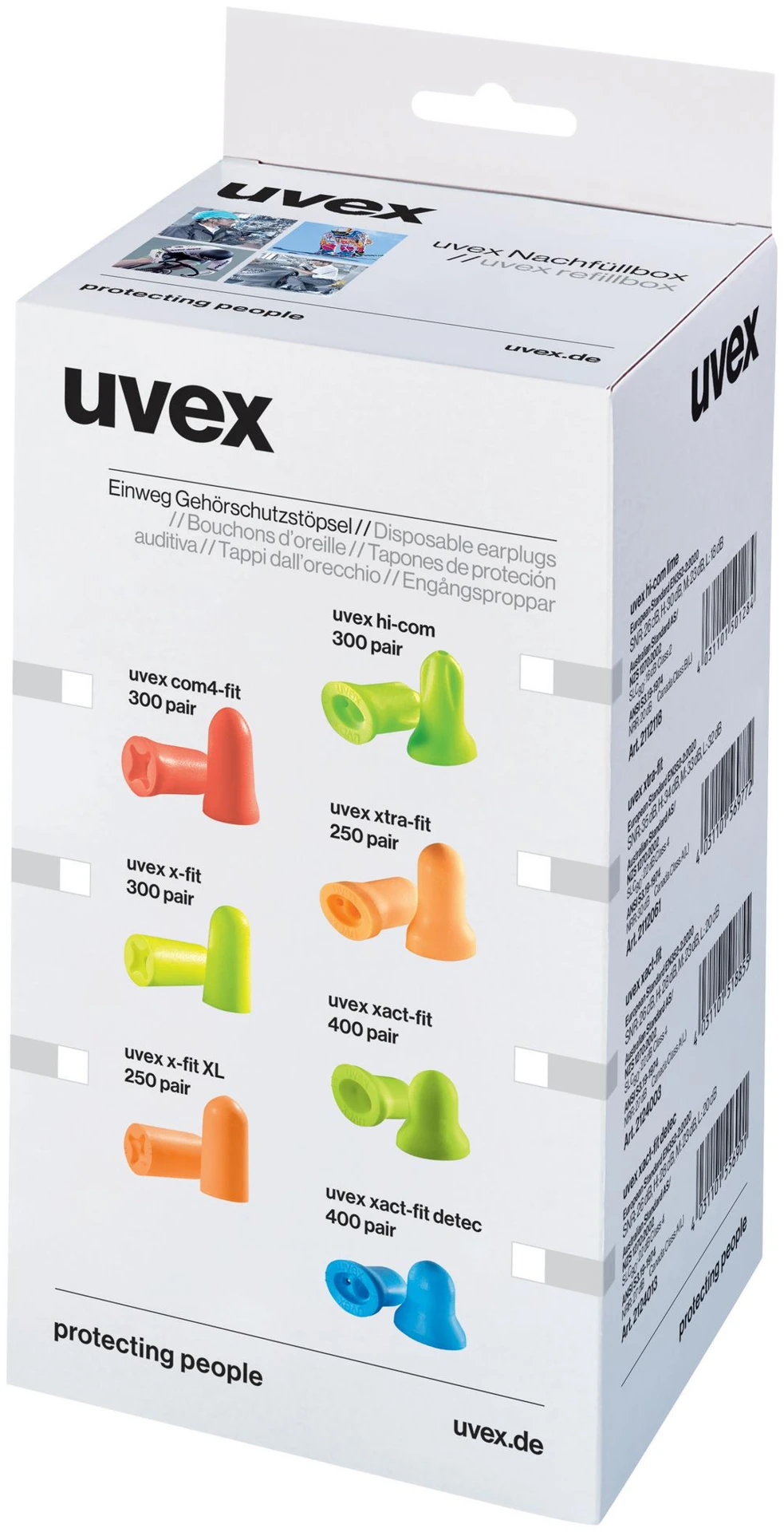 uvex com4-fit Gehörschutzstöpsel 300 Paar