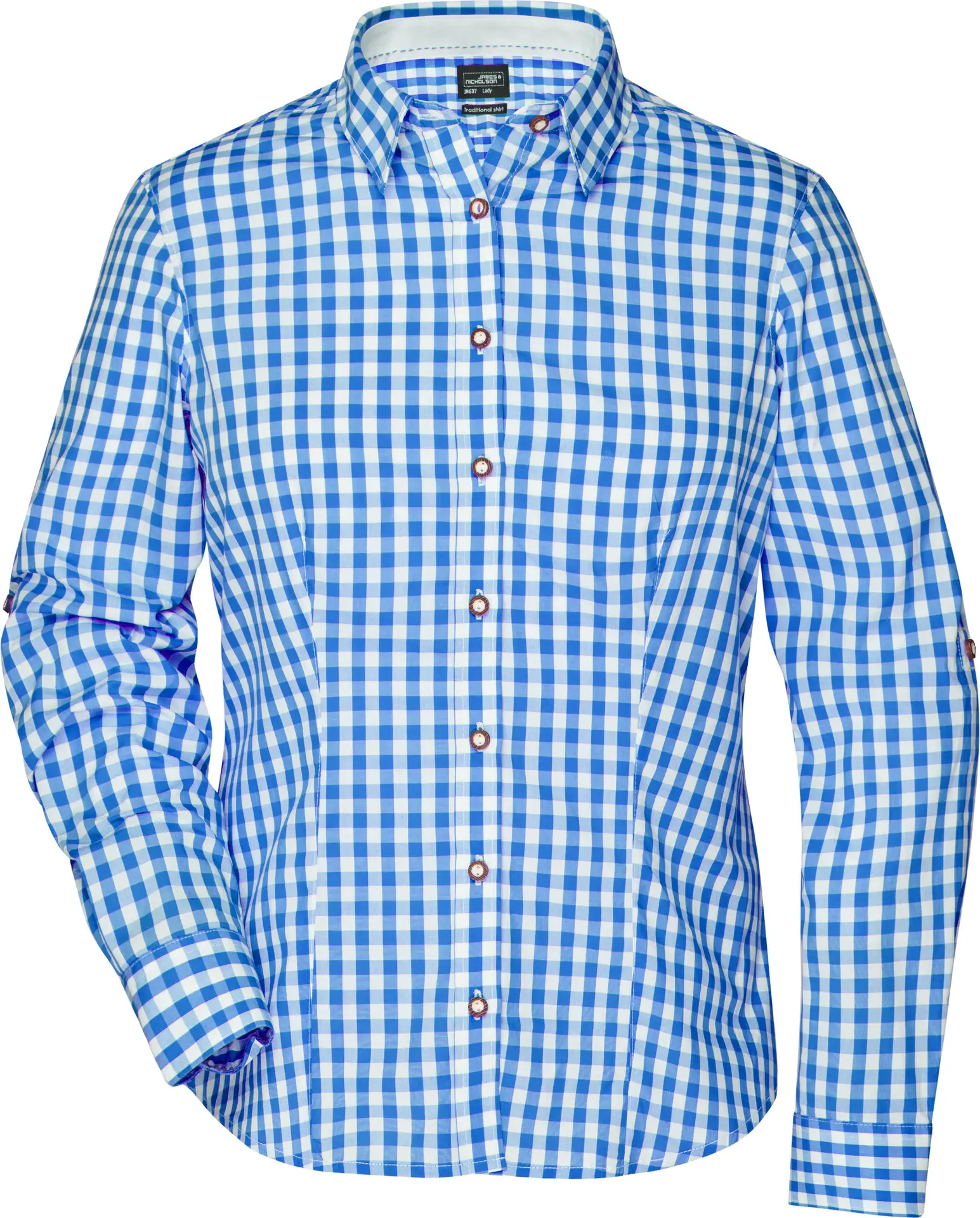James & Nicholson Ladies Traditional Shirt 