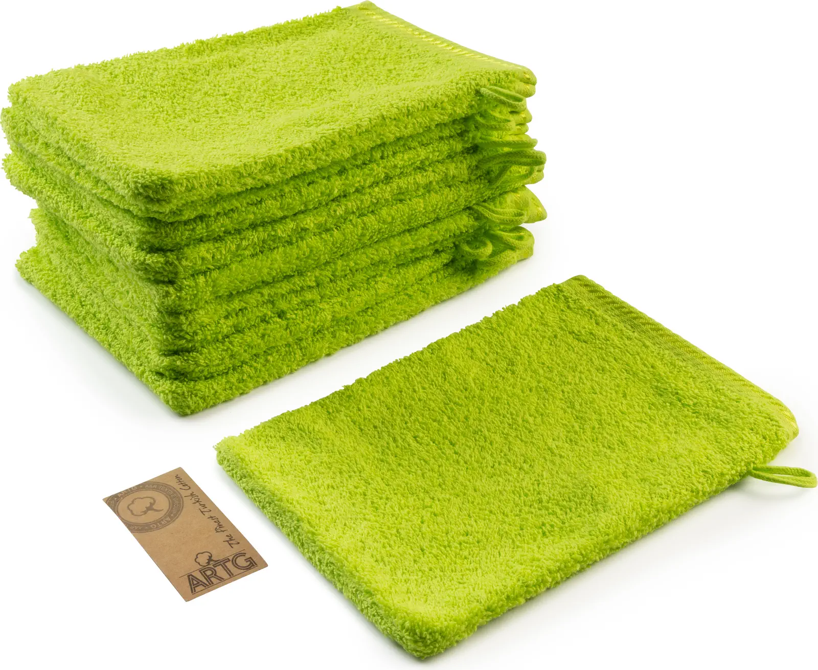 artg-ar033-washcloth-limegreen-front-1 ARTG Washcloth