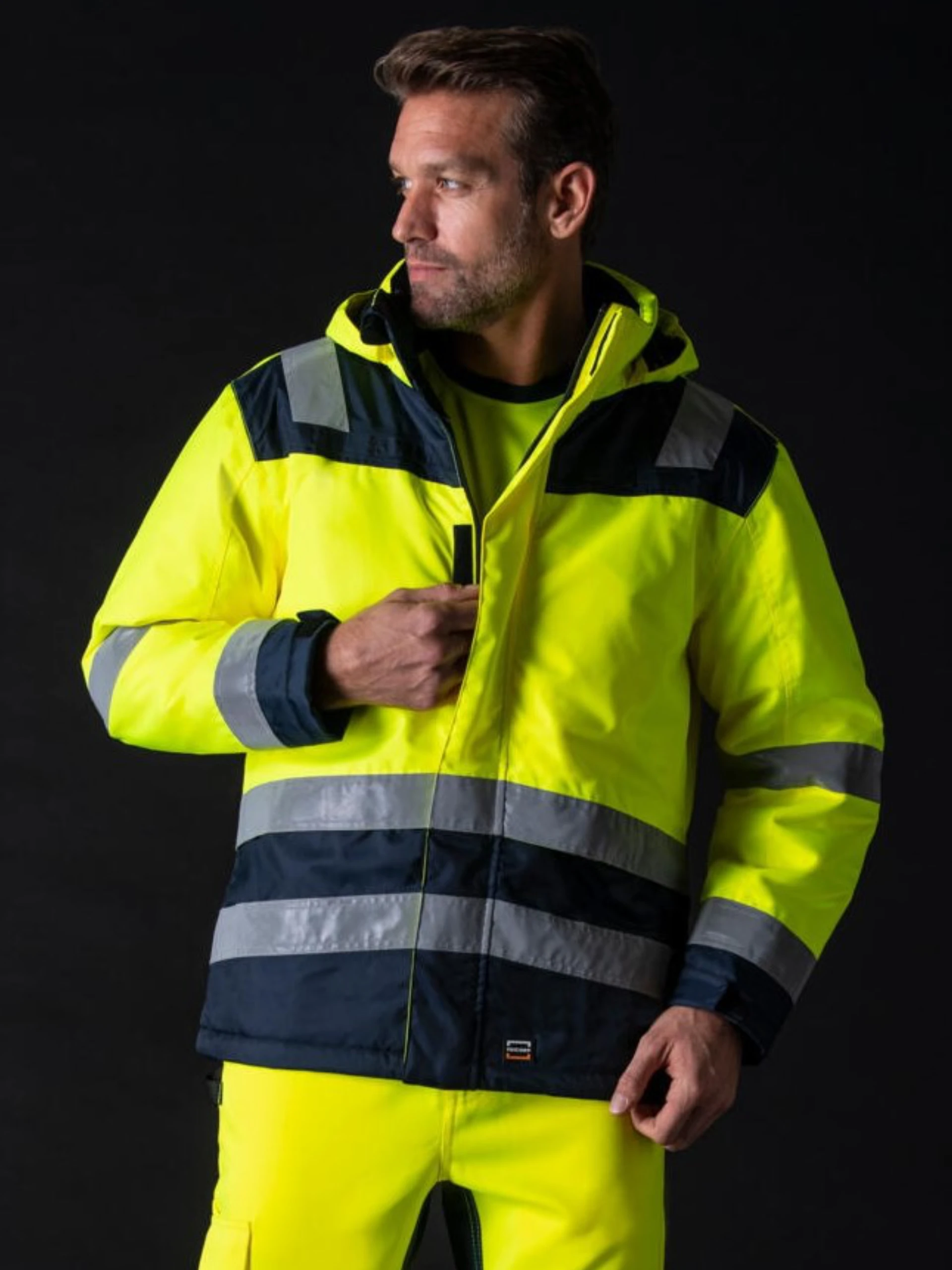 TRICORP Midi Parka High Vis Bicolor T51