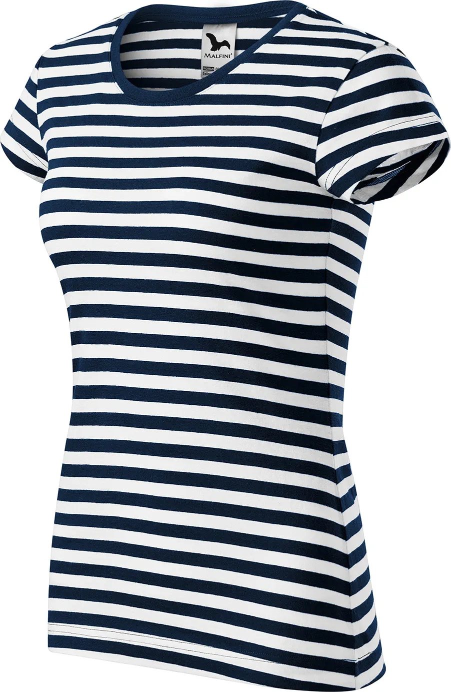 malfini-804-sailor-t-shirt-damen-marineblau-left-3 MALFINI T-Shirt Damen Sailor 804
